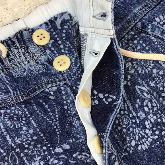 Free People blue floral pattern joggers S - Picture 6 of 11